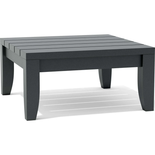 Coronado Outdoor Side Table in Dark Gray Aluminum & Cushion