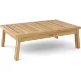 Palermo Outdoor Coffee Table in Honey Golden Brown Teak