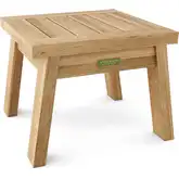 Palermo Outdoor Side Table in Honey Golden Brown Teak