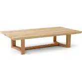 Catania Outdoor Coffee Table in Honey Golden Brown Teak