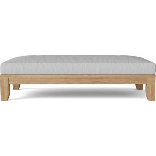 Riviera Outdoor 60" Daybed in Teak & Cushion
