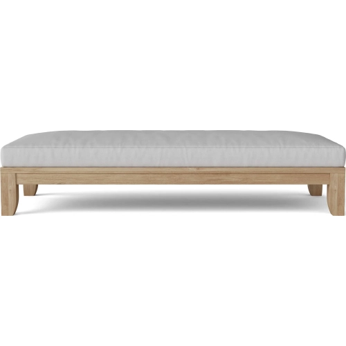 Riviera Outdoor 72" Daybed in Teak & Cushion