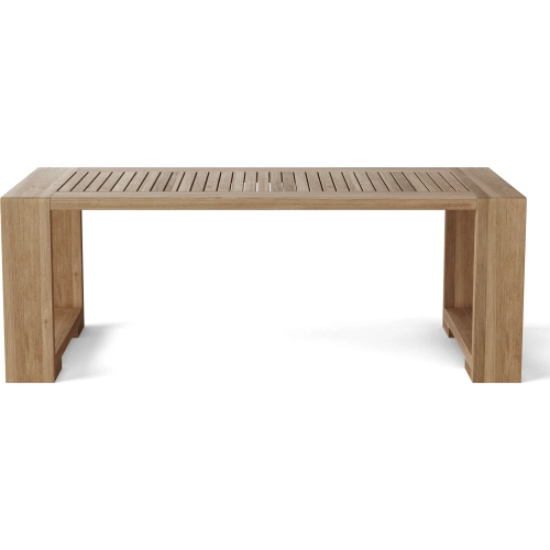 Capistrano Coffee Table in Honey Golden Brown Teak