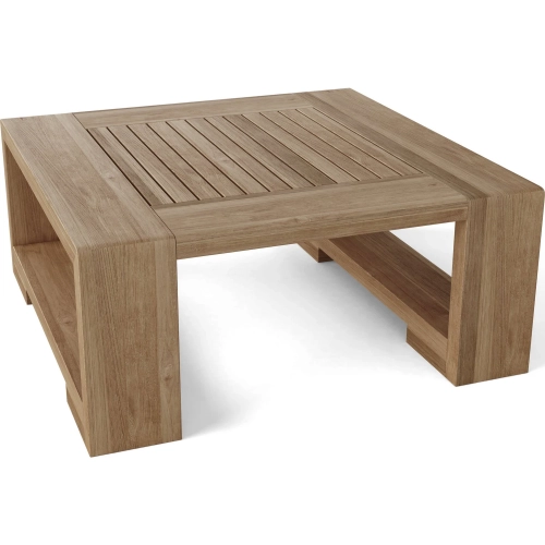 Capistrano Side Table in Honey Golden Brown Teak