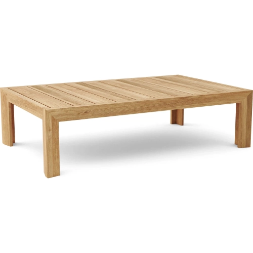 Smyrna Outdoor Coffee Table in Honey Golden Brown Teak