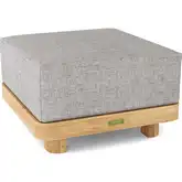 Granada Outdoor Ottoman in Honey Golden Teak & Cushion