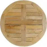 Bahama Outdoor 24" Lazy Susan in Honey Golden Brown Teak
