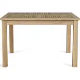 Windsor Outdoor 47" Square Dining Table in Honey Golden Teak