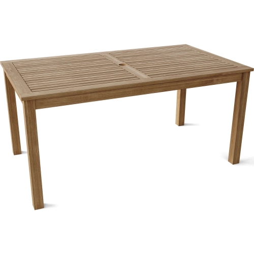 Bahama Outdoor 65" Dining Table in Honey Golden Brown Teak