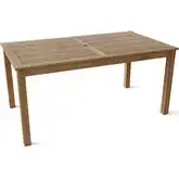 Bahama Outdoor 65" Dining Table in Honey Golden Brown Teak