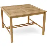 Windsor Outdoor 59" Square Bar Height Dining Table in Honey Teak