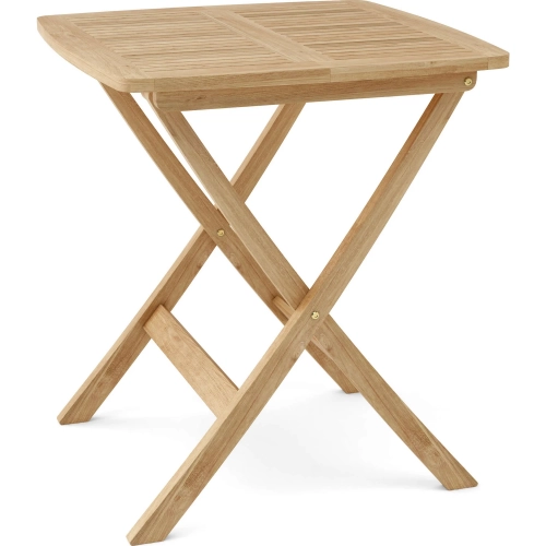 Windsor Outdoor 24" Square Folding Picnic Dining Table in Honey Teak