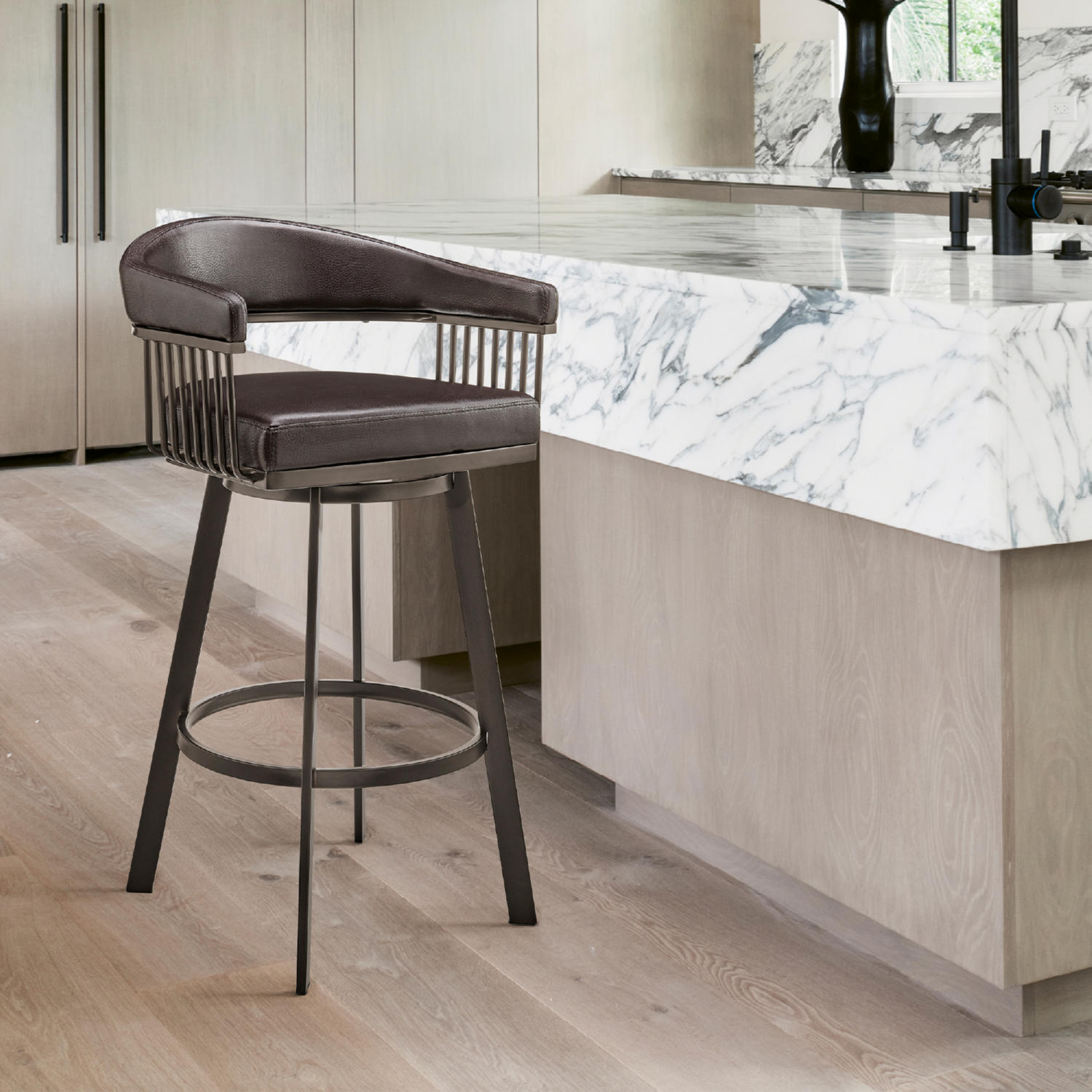 Armen Living Chelsea Counter Stool - Thumbnail 5