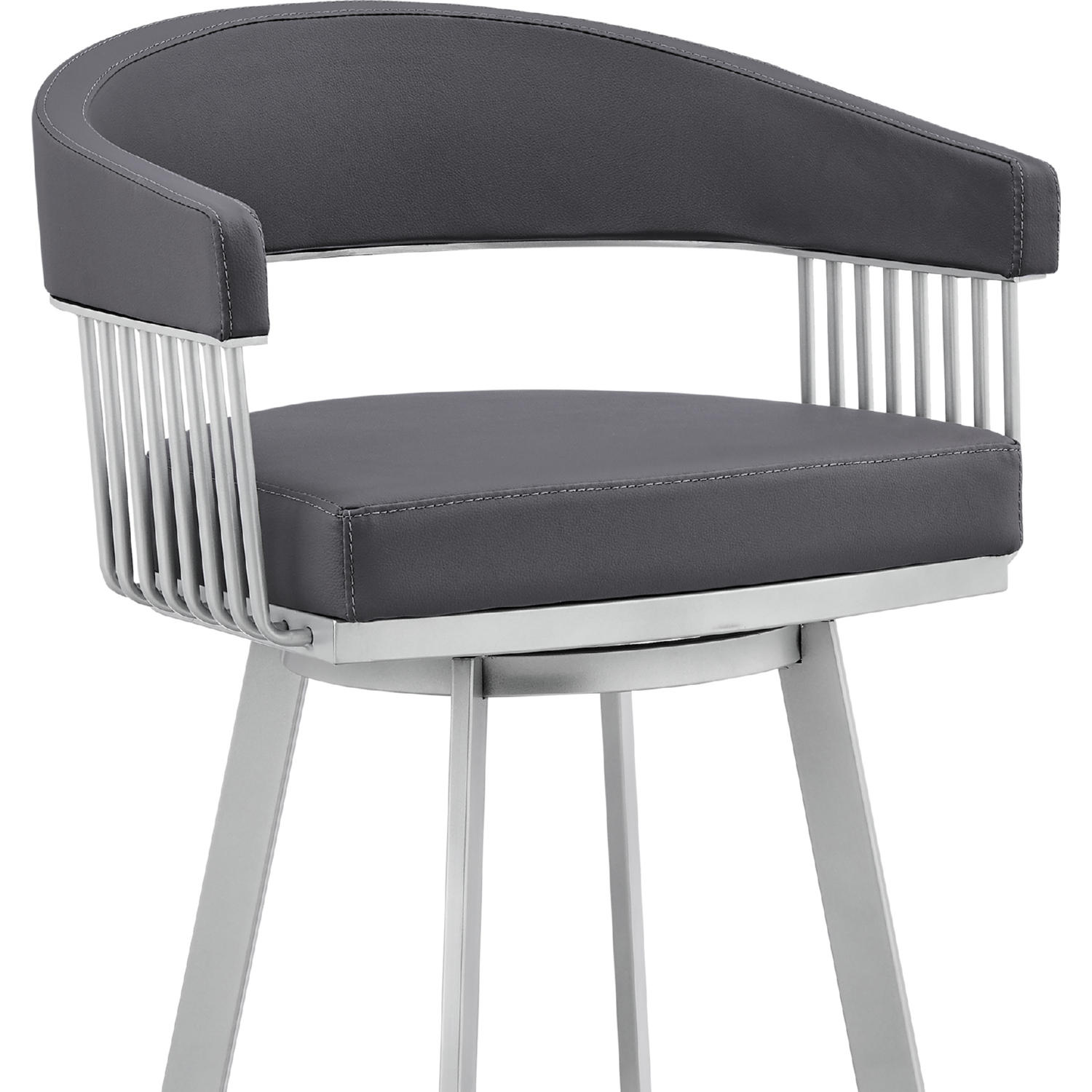 Armen Living Bronson Swivel Bar Stool