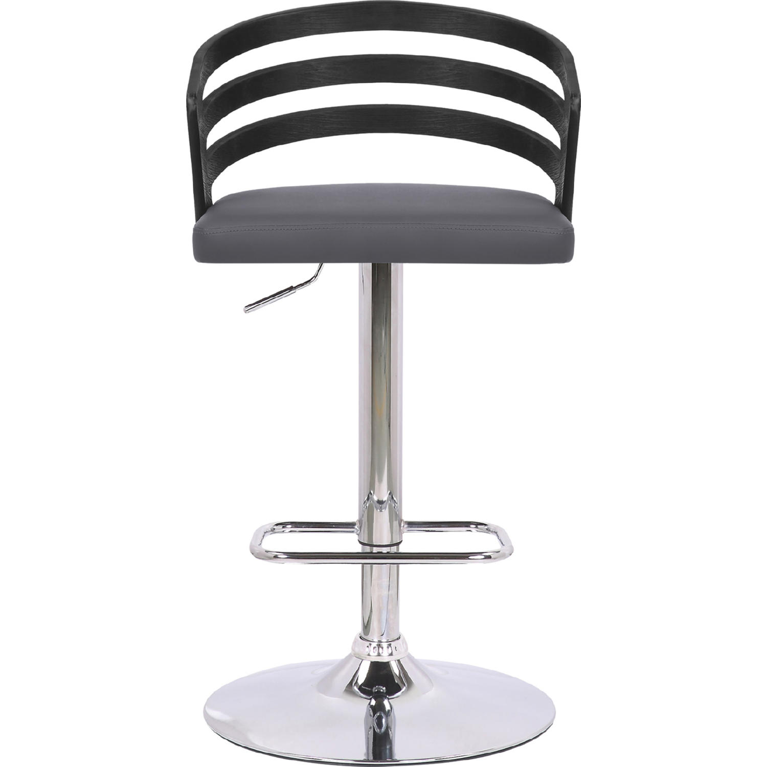 Adele Adjustable Height Swivel Bar Stool - Thumbnail 3
