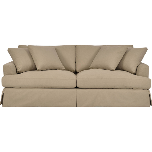Ciara 93" Sofa in Sahara Brown Fabric