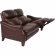 Felicity 84" Zero Gravity Power Reclining Sofa in Chocolate Brown Top Grain Leather
