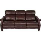 Felicity 84" Zero Gravity Power Reclining Sofa in Chocolate Brown Top Grain Leather
