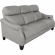 Felicity 84" Zero Gravity Power Reclining Sofa in Silver Top Grain Leather