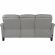 Felicity 84" Zero Gravity Power Reclining Sofa in Silver Top Grain Leather