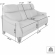 Felicity 84" Zero Gravity Power Reclining Sofa in Silver Top Grain Leather