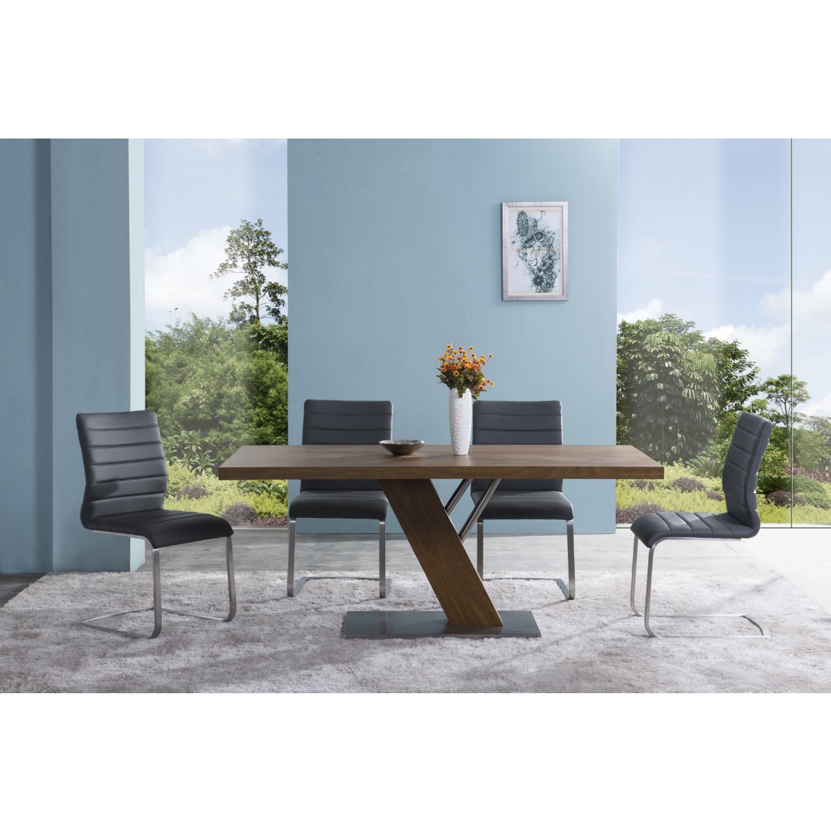 Armen Living Fusion Side Chair - Thumbnail 3