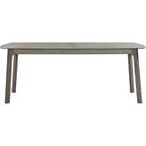 Holland Extendable 98" Dining Table in Silver Grey Oak