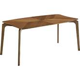 Kalia 63" Dining Table in Walnut Finish Wood