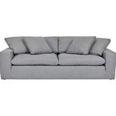 Liberty 96.5" Sofa in Slate Gray Fabric