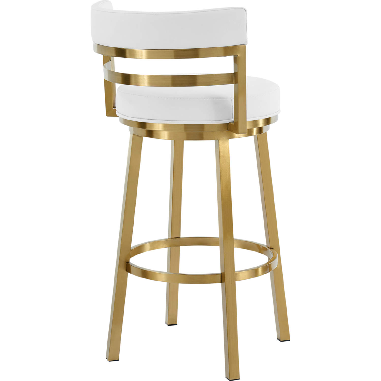 Armen Living Madrid Swivel Counter Stool - Thumbnail 4