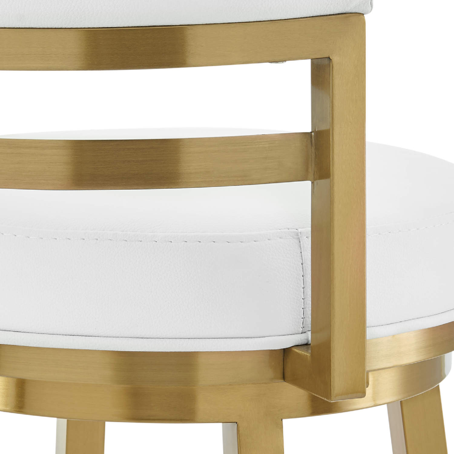 Armen Living Madrid Swivel Counter Stool - Thumbnail 5