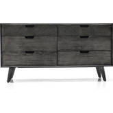 Mohave 6 Drawer Dresser in Tundra Grey Acacia
