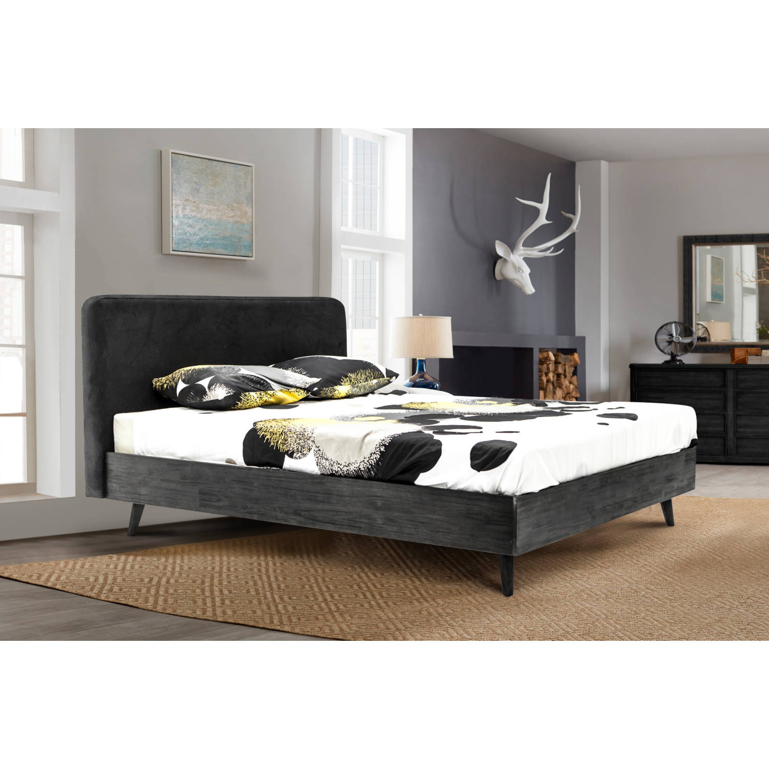 Armen Living Mohave Platform Bed - Thumbnail 4