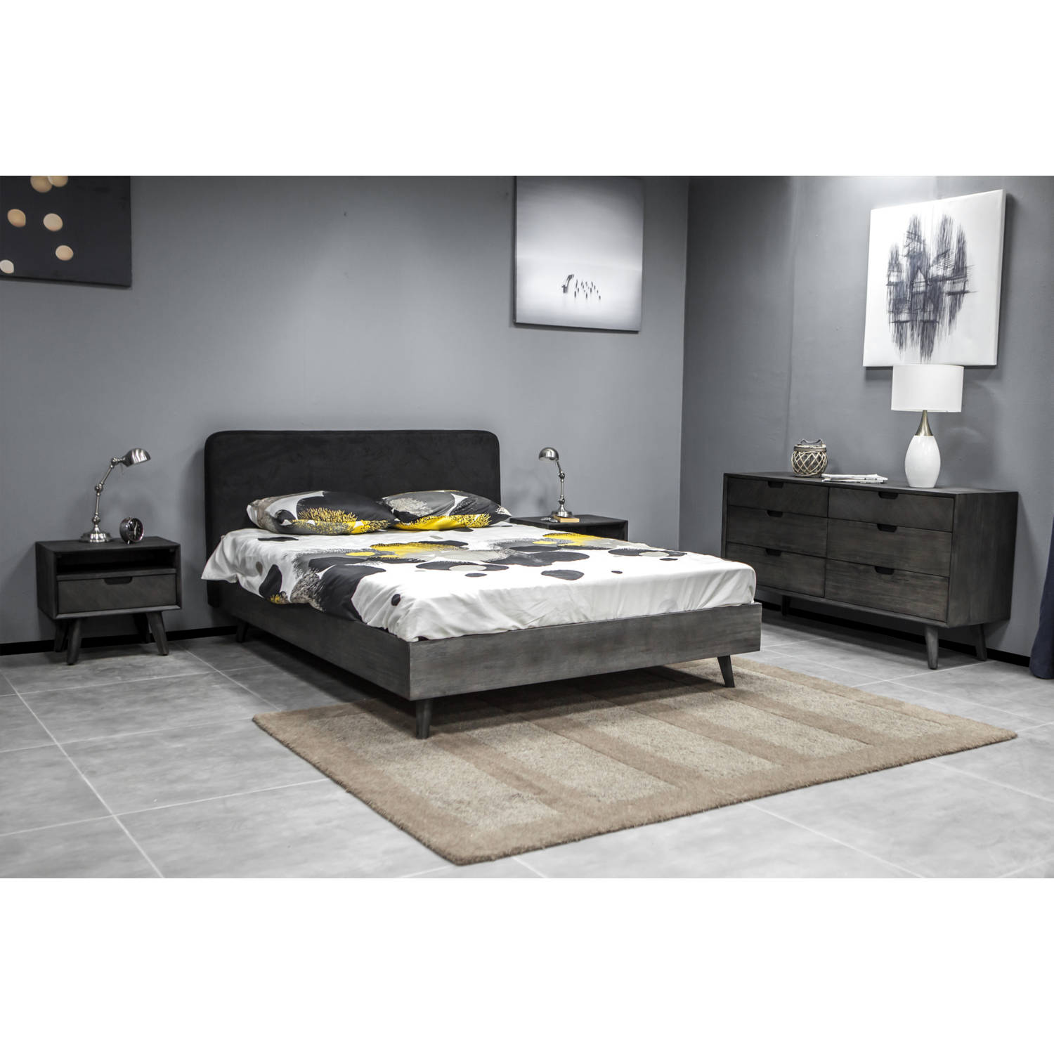 Armen Living Mohave Platform Bed - Thumbnail 2