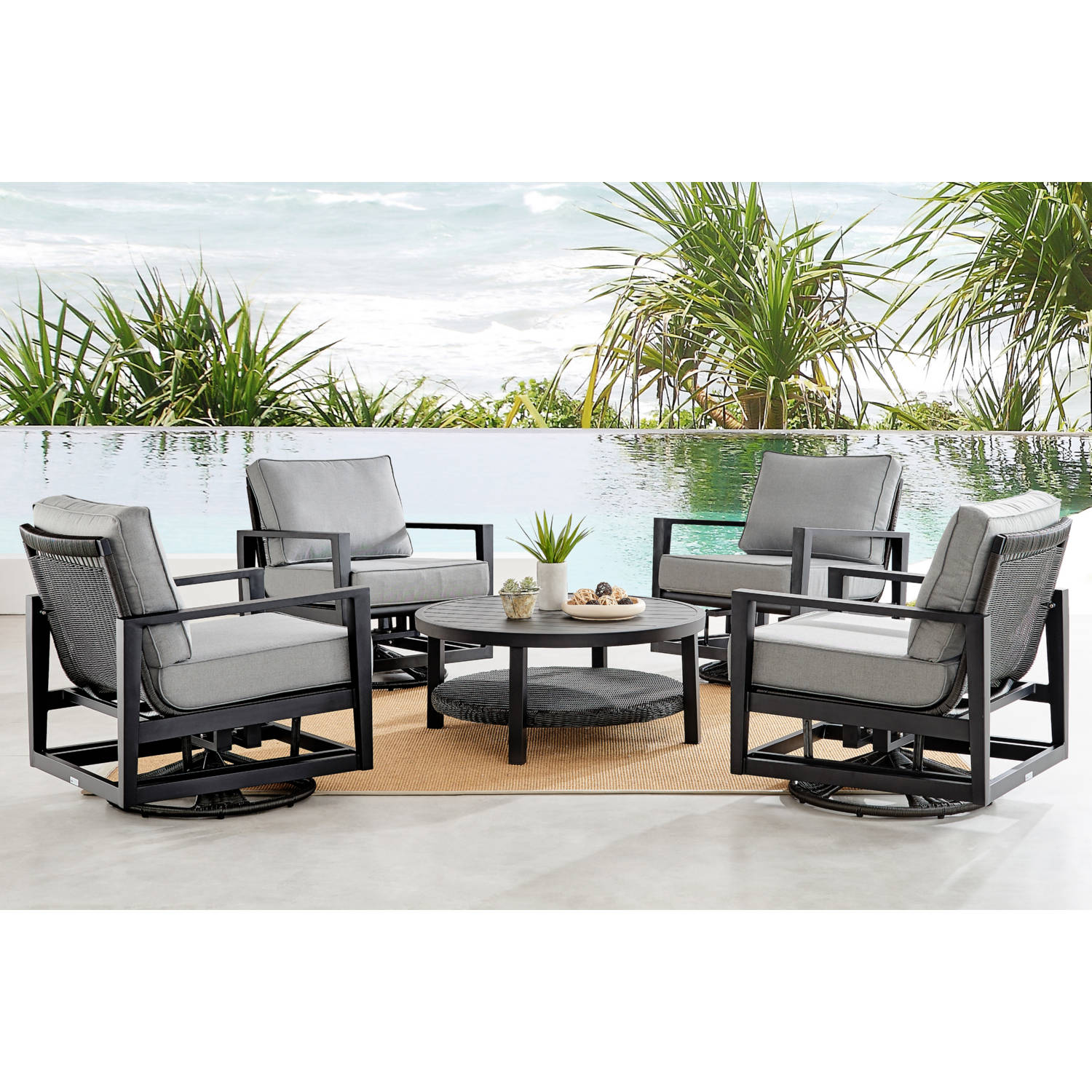 Armen Living Cayman Coffee Table - Thumbnail 2