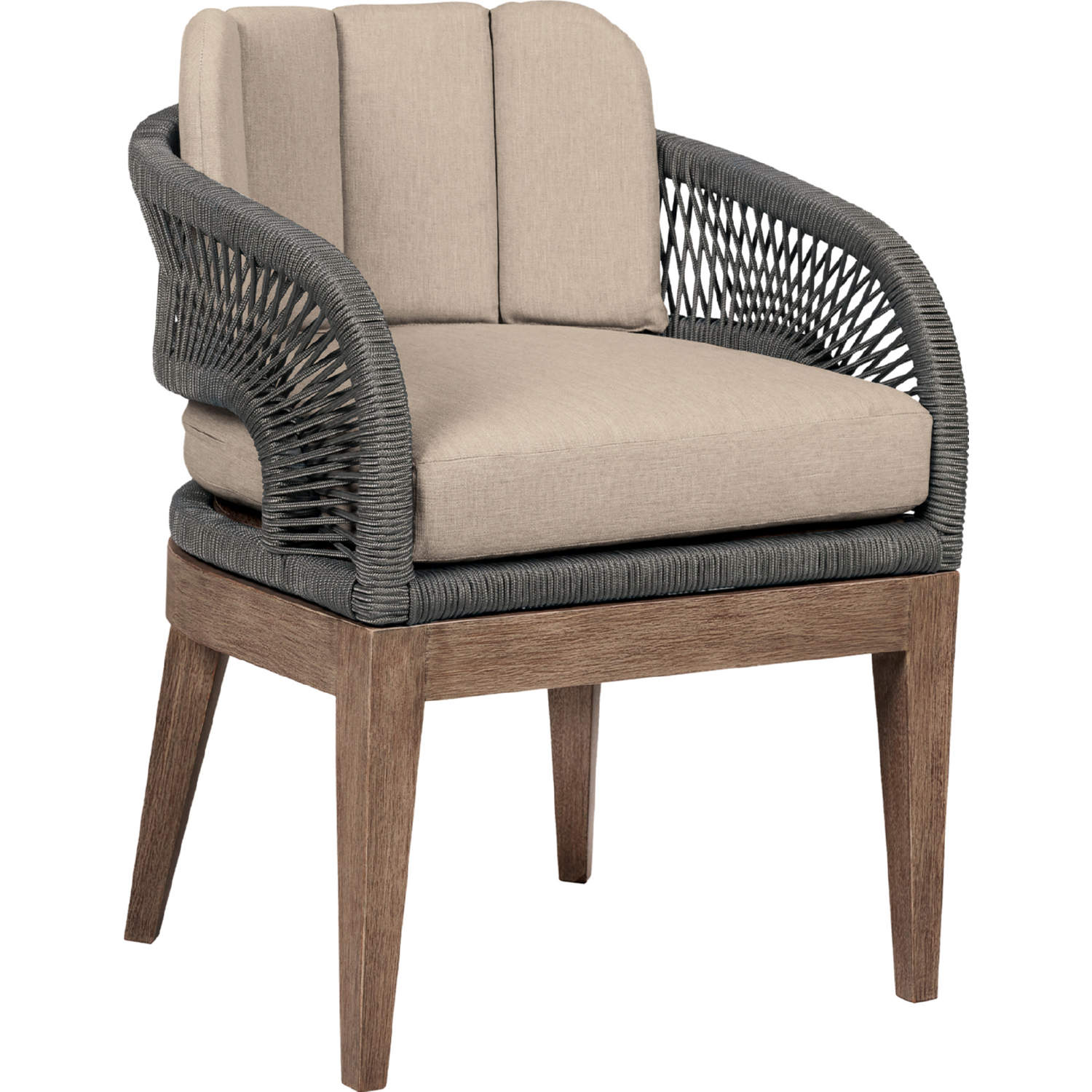 Armen LCORSIEUCTP Orbit Outdoor Dining Chair in Weathered