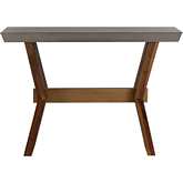 Piccadilly Console Table in Acacia Wood & Concrete