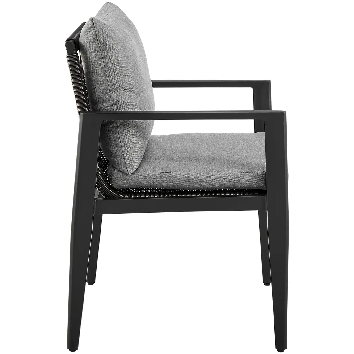 Armen Living Cayman Outdoor Patio Dining Chairs - Thumbnail 4