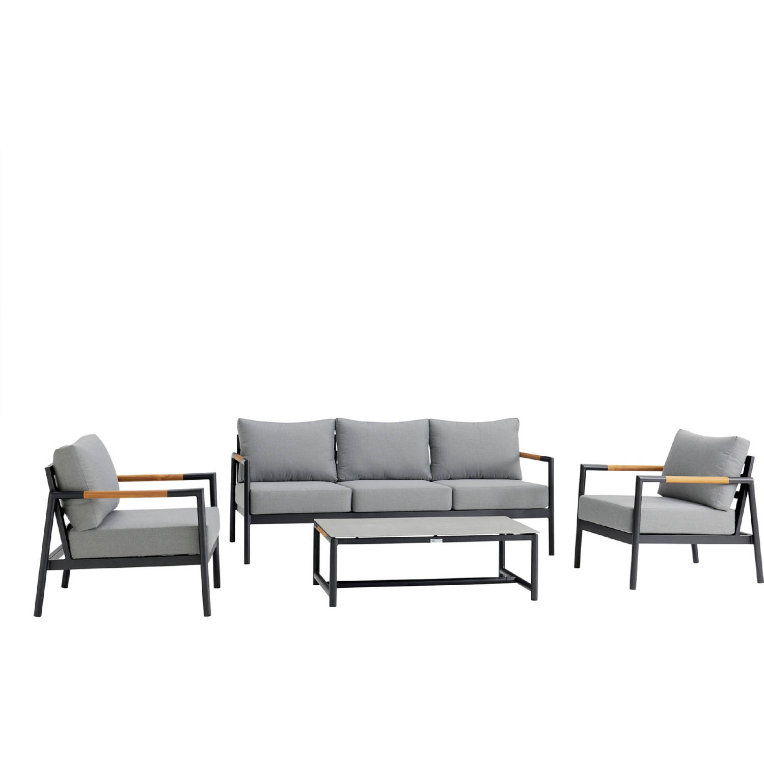 Armen Living Crown Outdoor Seating Set - Thumbnail 5