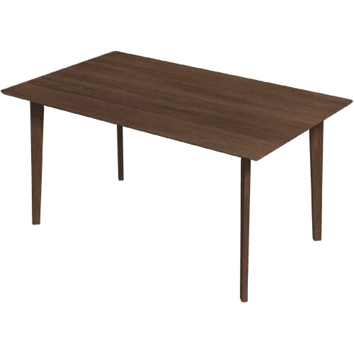 Carlos 47" Dining Table in Walnut Finish Wood
