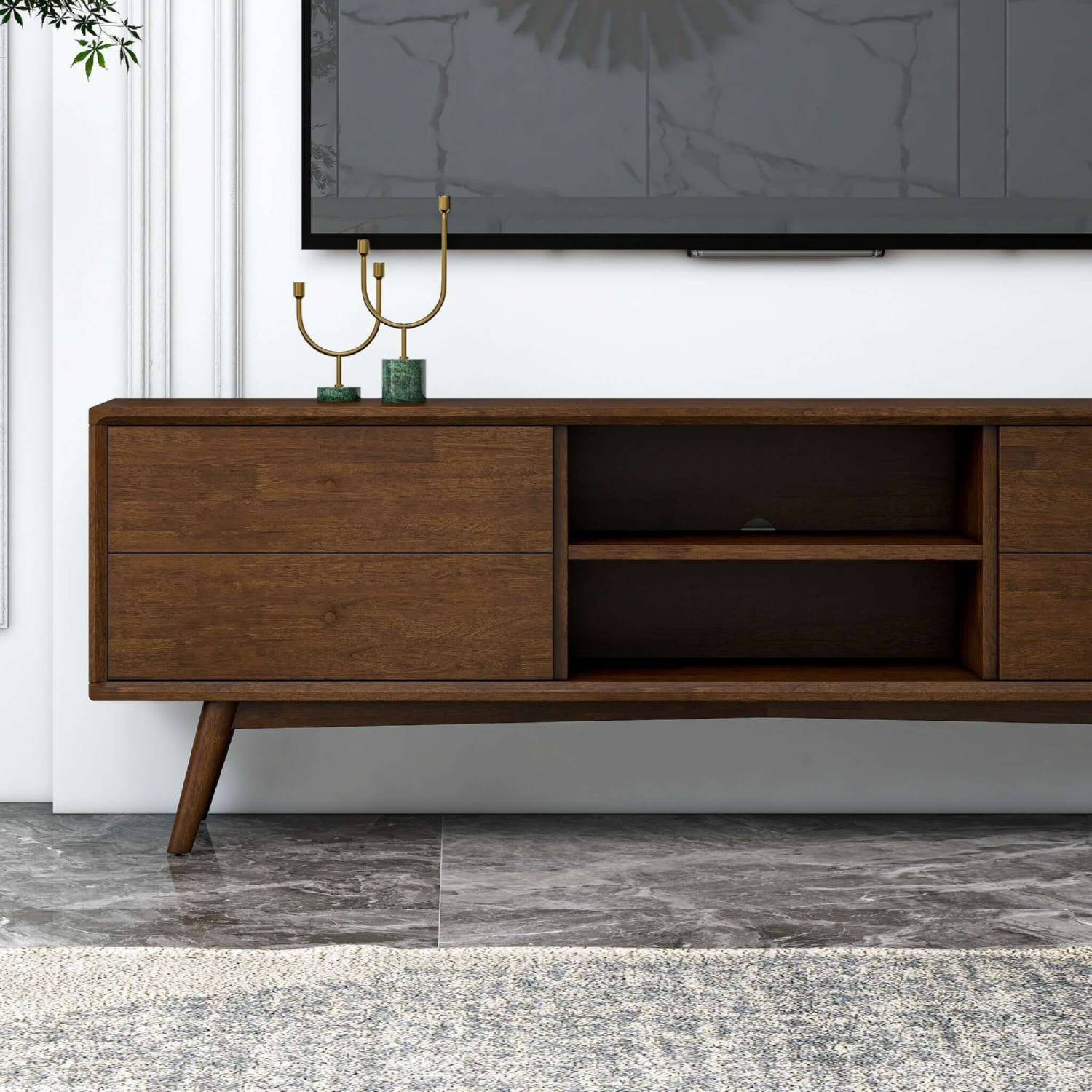 Ashcroft Furniture Caroline TV Stand - Thumbnail 4