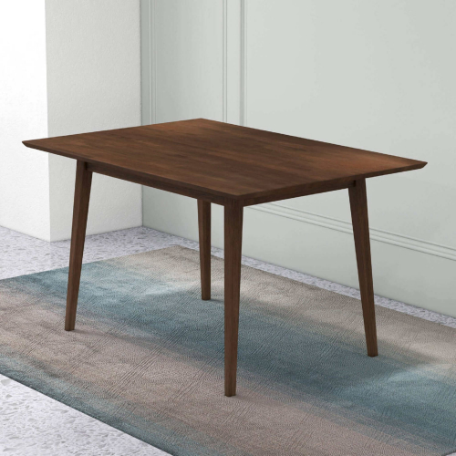 Levi 47" Dining Table in Walnut Finish Wood