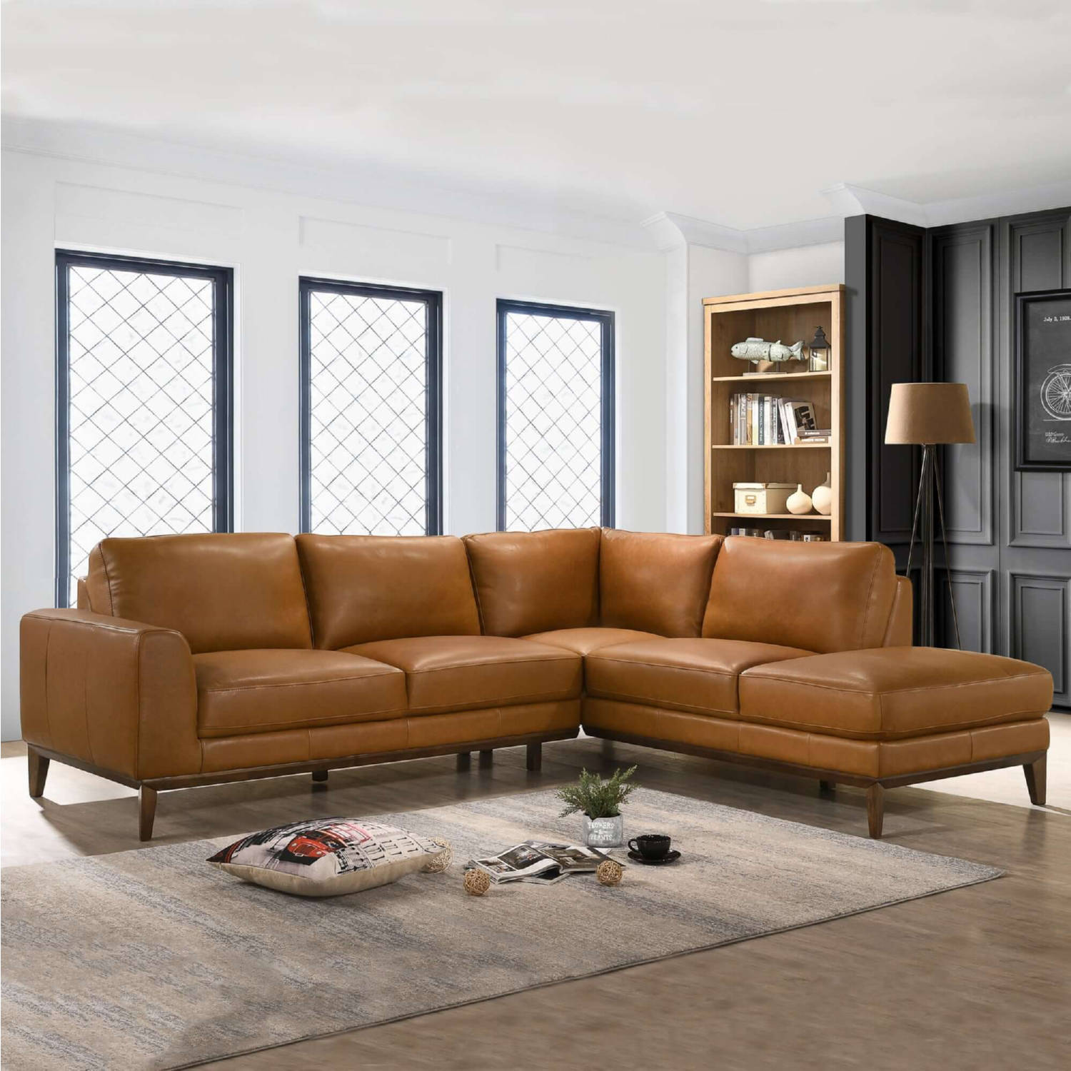 Ashcroft Furniture London Sectional Sofa