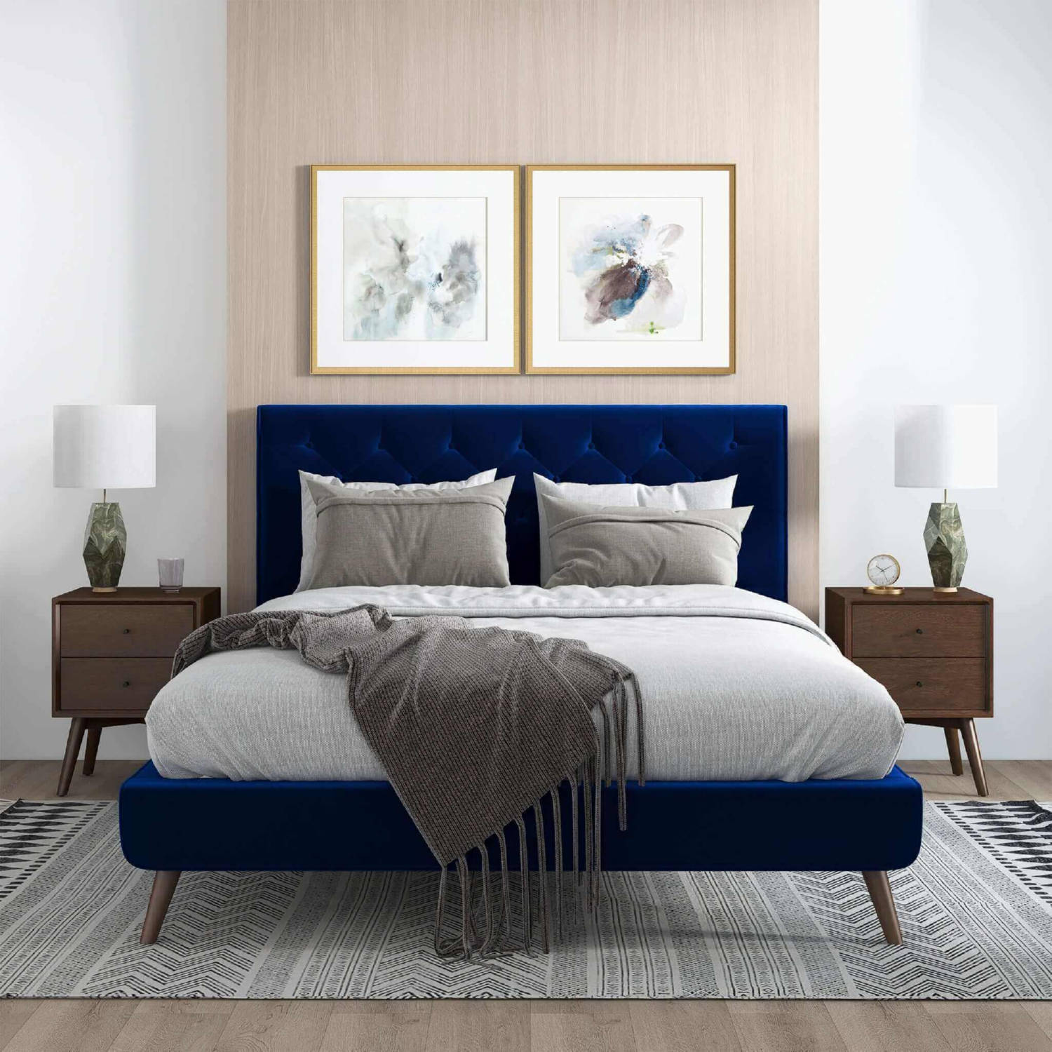 Ashcroft Furniture Dillon Platform Bed - Thumbnail 4