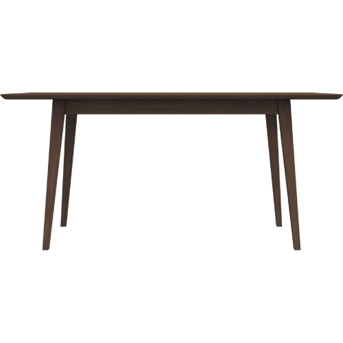 Levi 47" Dining Table in White Finish & Wood