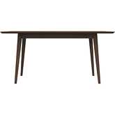 Levi 47" Dining Table in White Finish & Wood