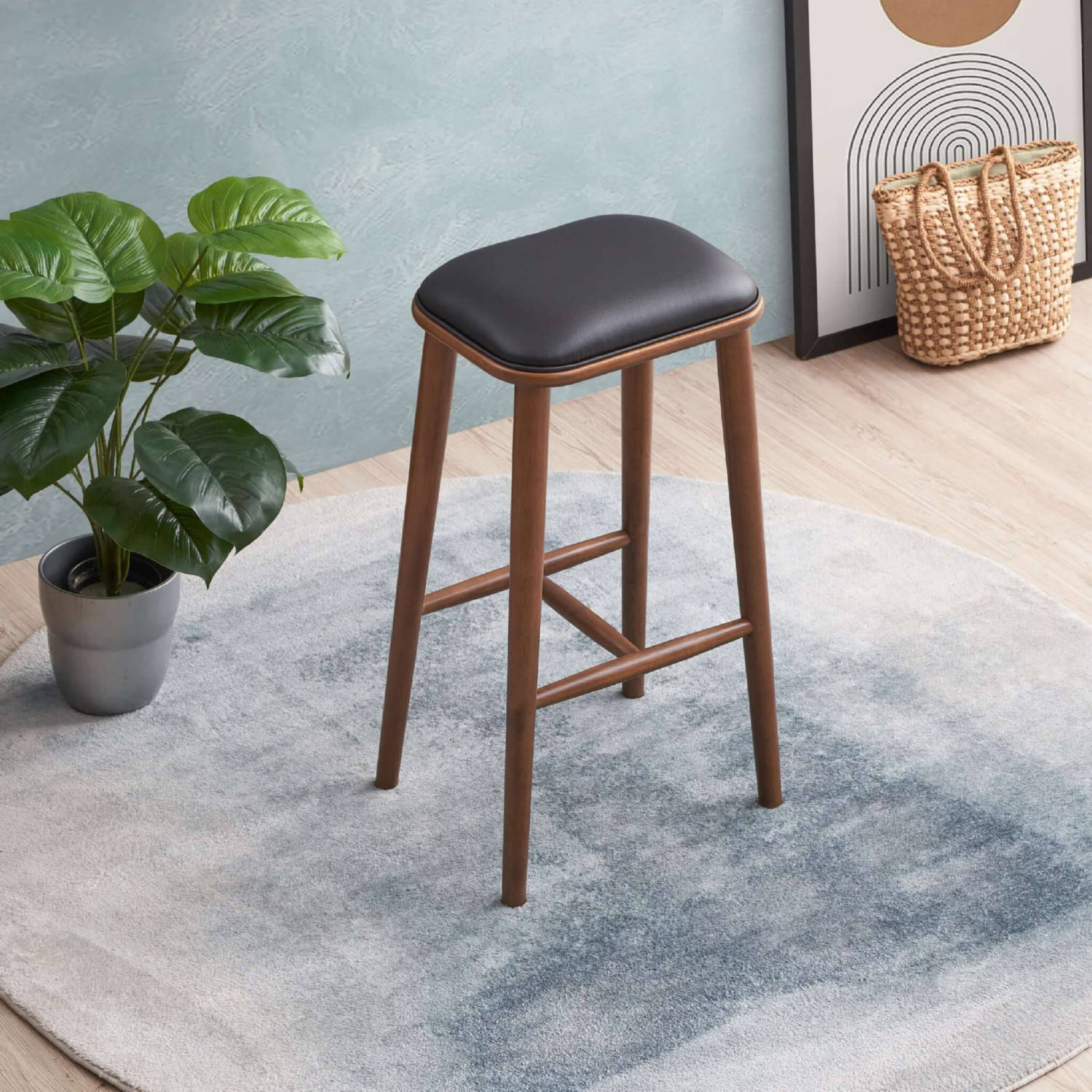 Ashcroft Furniture Jason Bar Stool - Thumbnail 5