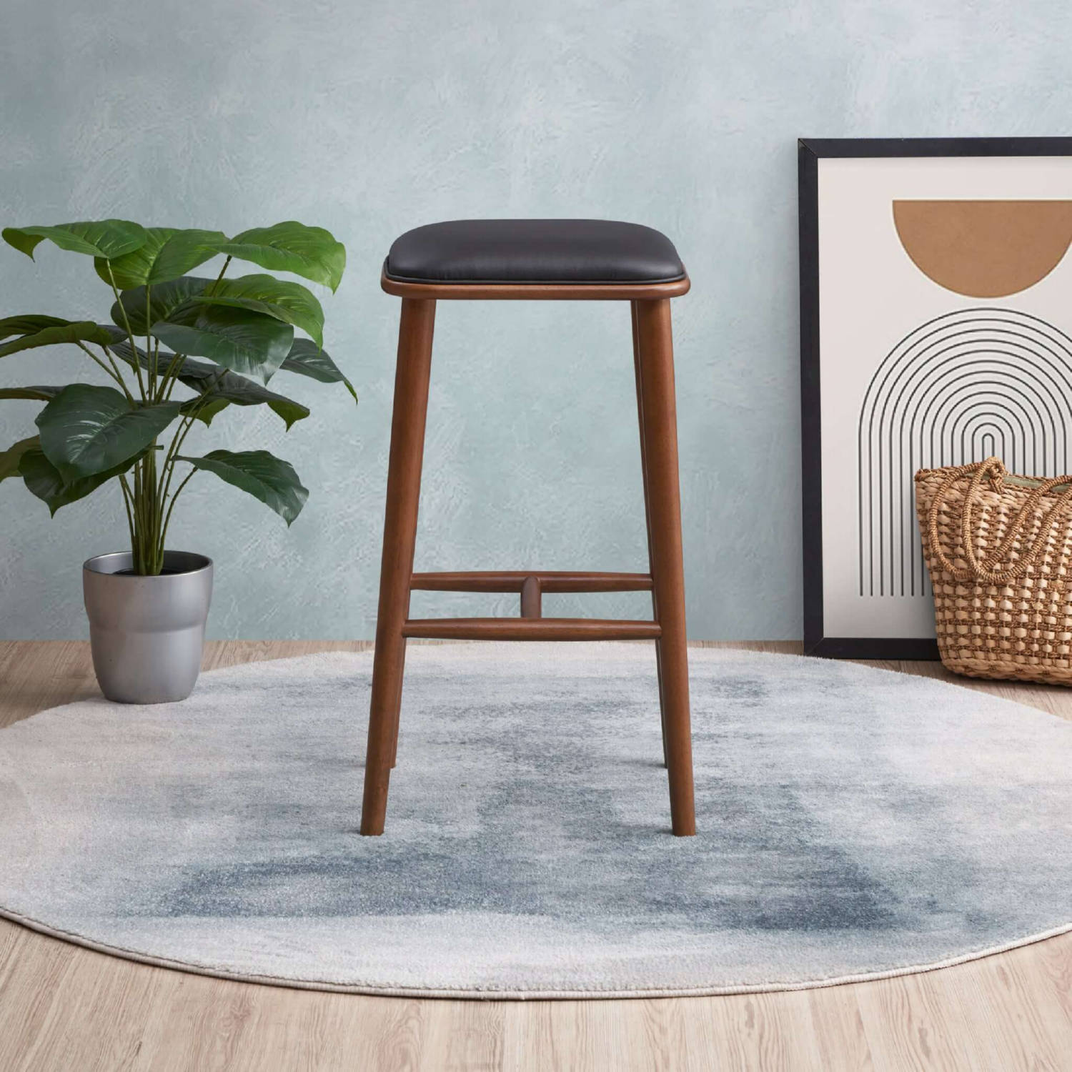 Ashcroft Furniture Jason Bar Stool - Thumbnail 5