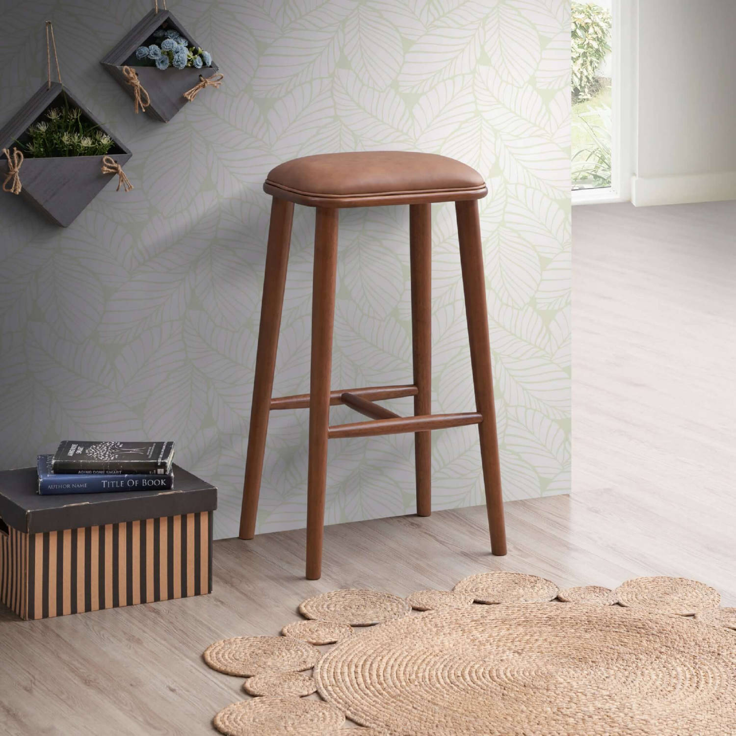 Ashcroft Furniture Jason Bar Stool - Thumbnail 5