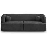 Anna Sofa in Grey French Boucle Fabric